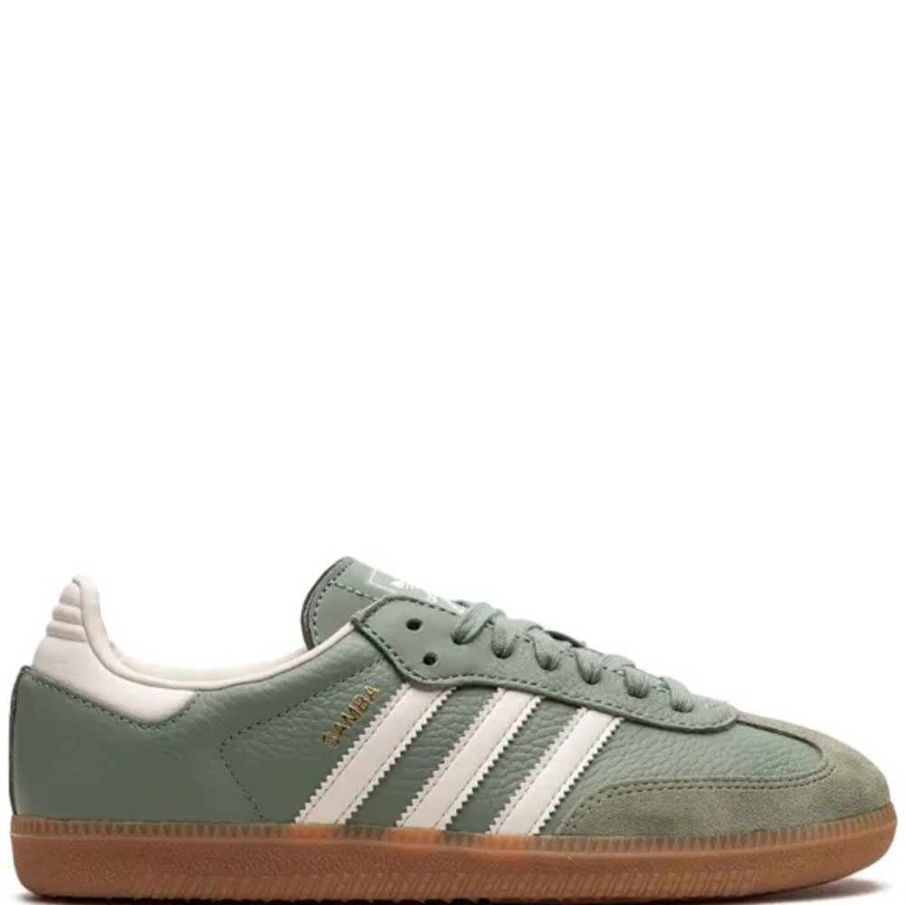 BRAND NEW Adidas Samba Mint Green and White Sneakers